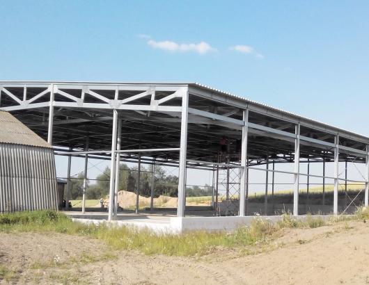 Овощехранилище из оцинкованных профилей